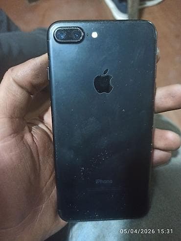 iphone 7 barter: IPhone 7 Plus, 128 GB, Qara, Barmaq izi — 6