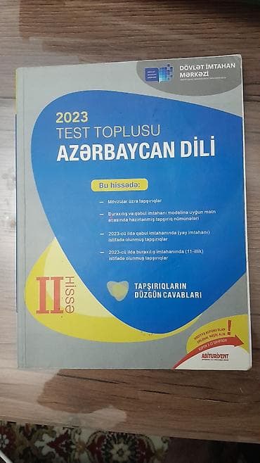 Azərbaycan dili Testlər 11-ci sinif, DİM, 2-ci hissə, 2023 il lalafo.az -da Azərbaycan dili Testlər 11-ci sinif, DİM, 2-ci hissə, 2023 il