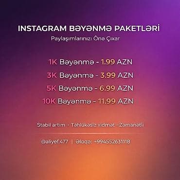 Marketinq, Reklam və PR: Instagram və TikTok üçün sosial media inkişaf xidmətləri - Sürətli və — 2