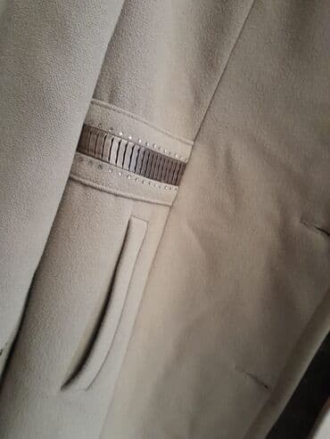 qadınlar üçün toskandan dublyonkalar: Palto, 4XL, rəng - Bej — 8