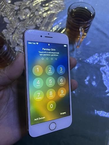 su plesosu: IPhone 8, 64 GB, Gümüşü, Barmaq izi — 6