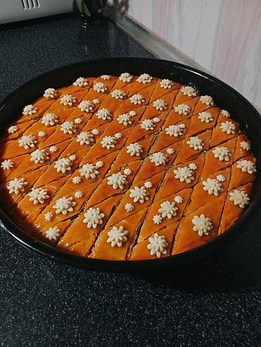 Məhsul: Evdə hazırlanan şirniyyat müşdərinin istəyə uyğun yağla