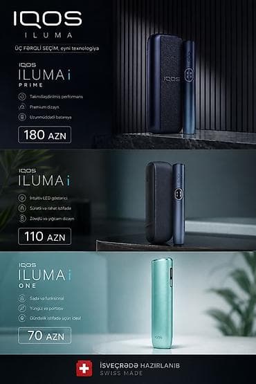 lux premium: IQOS ILUMA i – üç fərqli seçim, eyni texnologiya 1) IQOS ILUMA i — 1