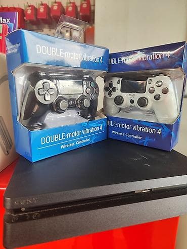 ps4 usb: Sony 4 slim 1TB yaddaş 10 oyun 5 I siz istədiyiniz oyun 2 təzə pult — 2