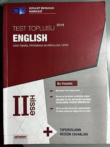 Məhsul: “Test Toplusu – English (Yeni Təhsil Proqramı üzrə), II lalafo.az -da Məhsul: “Test Toplusu – English (Yeni Təhsil Proqramı üzrə), II