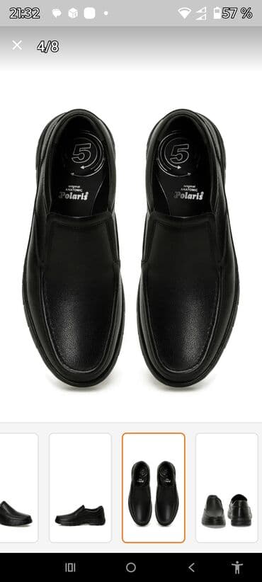 Ботинки: Məhsul: Kişi loafer tipli ayaqqabı - Rəng: qara - Model: bağlamasız — 8