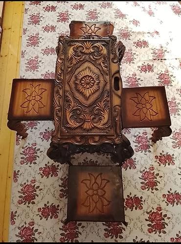 stolu: Qonaq otağı üçün, Qatlanan, 4 stul — 5