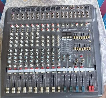 Musiqi alətləri: Dynacord PowerMate 1000 – gücləndiricili mikser Məhsul təsviri: - — 1
