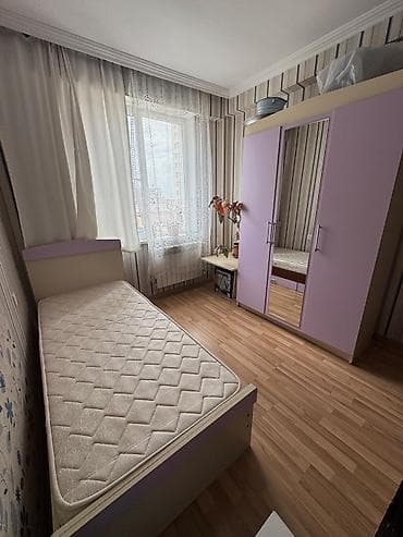 Для девочки и мальчика, Односпальная кровать, Шкаф