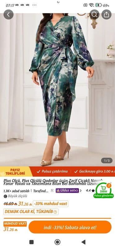 коктейльные платья в баку: Yenidir böyük olduğu üçün satilir — 1