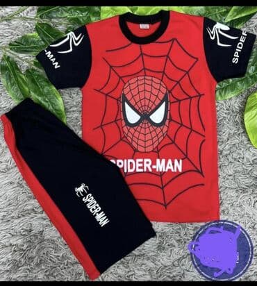 spiderman geyimi: Uşaq dəsti, Uniseks, 3 - 6 ay — 1