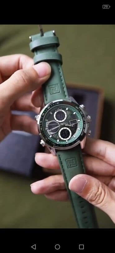 Свадебные платья и аксессуары: Новый, Наручные часы, NaviForce, цвет - Зеленый — 3