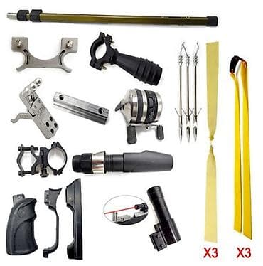 Teleskopik qarmaqlı balıq ovlama dəsti – elastik bantlı oxatma — 4