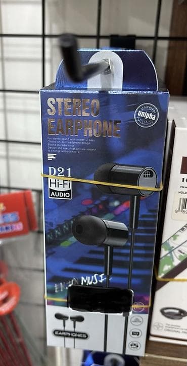 simli mikrofon: Məhsul: Stereo Earphone D21 – Hi‑Fi Audio - Naqilli qulaqcıq, stereo — 2