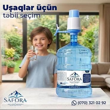 ickiler: Safora təbii mineral su – 19 litrlik qablaşdırmada. - Dağ — 2