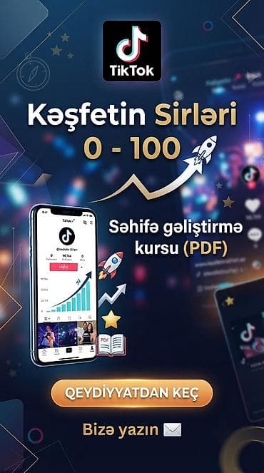 ​🔥 TikTok-da kəşfetə düşməyin sirrini öyrənməyə hazırsınız? ​0-dan