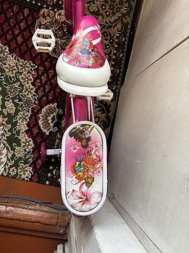 volta: Uşaq velosipedi – qızlar üçün dizayn - Rəng: çəhrayı-ağ - Ölçü — 2