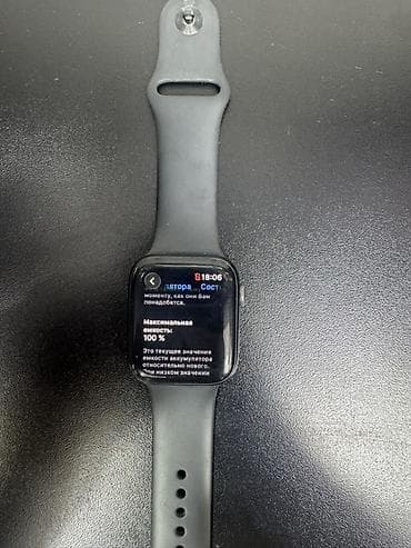 apple watch: Smart saat, Apple, Suya davamlı, rəng - Qara — 3
