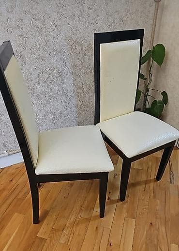 Qonaq otağı üçün, İşlənmiş, rəng - Ağ Stul