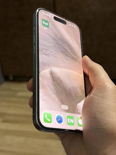 bir telecom: IPhone 15 Pro, 128 GB, Natural Titanium, Face ID, Sənədlərlə — 9