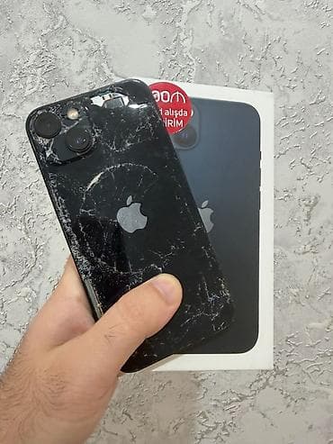 iphne: IPhone 13, 128 GB, Qara, Barmaq izi, Face ID — 7