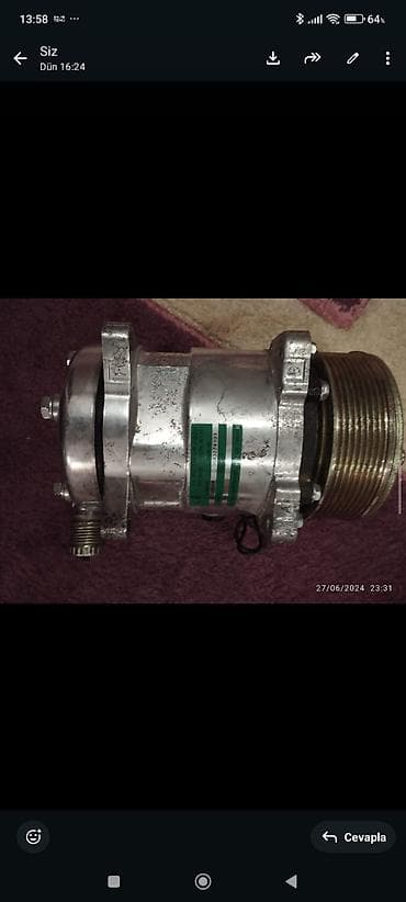 Avtomobil kondisioner kompressoru - Tip: kəmər kasnaqlı A/C — 1