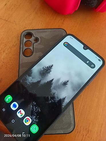 samsung qulaqlıq: Samsung Galaxy A14, rəng - Göy, Barmaq izi — 2