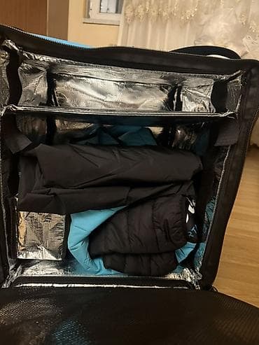 Ticarət tərəziləri: Wolt çatdırılma çantası – izotermik, böyük həcmli yaninda kurtqa ve — 2