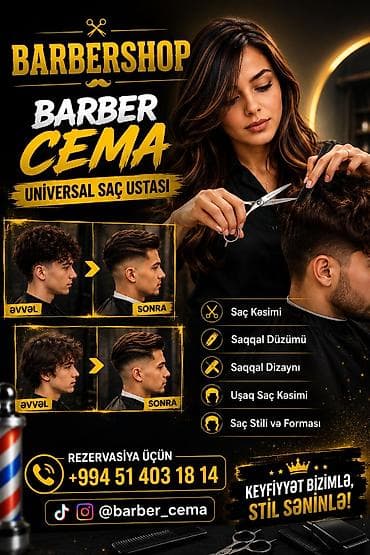 Bərbərlər | Saç kəsimi