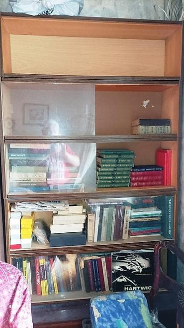 Kitab rəfləri – Çexiya istehsalı. Miqdar: 3 ədəd. Qiymət: hər biri