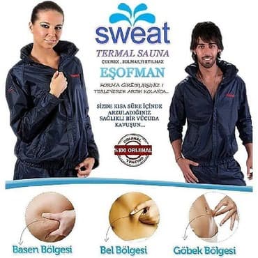 kişilər üçün: Esofman Xanımlar Bəylər Tərləmə və zəyifləmə eşofmanı. Artıq çəkidən — 1