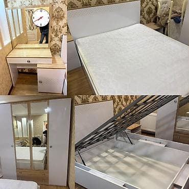 naxcivan mebel: F99Yataq dəsti 660₼.yeni kimidir,taxt bazalı,matrası var. 1 ayın — 1