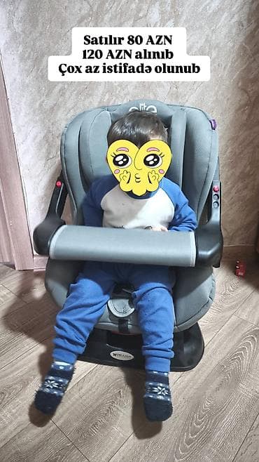 Uşaq arabaları: Uşaq avtomobil oturacağı – DELLJAN Elite Plus, boz rəng — 2