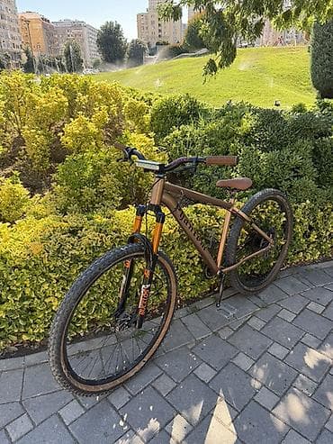 aurus bicycle: 29 luq Alminum Rama Slx 4 piston arxa Arxa 203 Rotor pastafka İle — 2