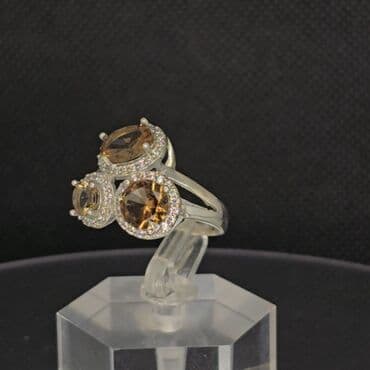 tek qaş uzuklər: Üzük, Gümüş — 3