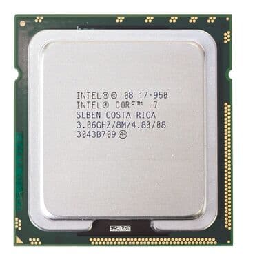 mini prosessor: Prosessor Intel Core i7 İ7-950, 3-4 GHz, 8 nüvə, İşlənmiş — 1
