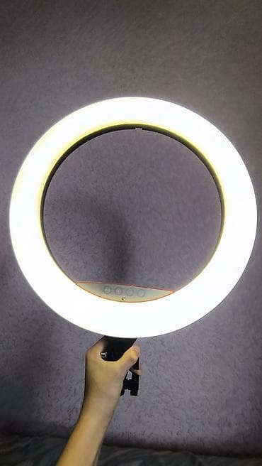 plata ddr3: 18" LED halqa işıq – “Light your Beauty” model LJ-45 - Çap: 45 sm — 2
