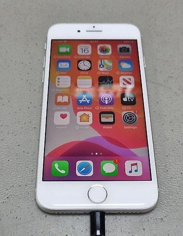 IPhone 8, 64 GB, White Titanium, Barmaq izi