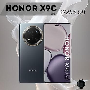 telefon honor x9b: Honor X9c, 256 GB, rəng - Qara, Zəmanət, Sensor, Barmaq izi — 1
