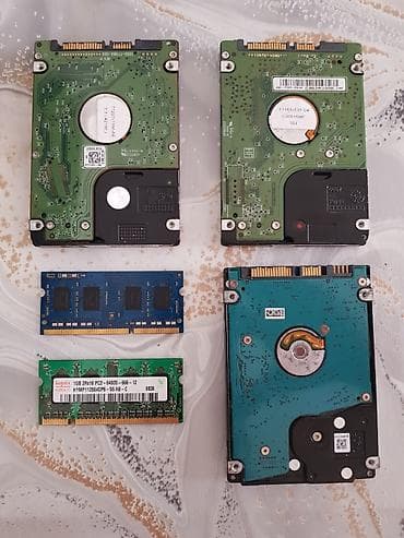 hart disk: HDD ve RAM WD 750GB WD 250GB TOSHIBA 750HB (hddler nasazdir 1 ededi — 2