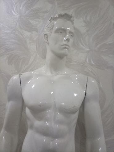 Manekenlər: Kişi, Plastik, plastmas, Ağ — 3