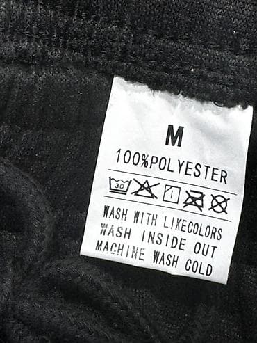 Kişi Geyimləri: Qara rəngli kişi cargo şalvarı Tezedi hec istifade olunmuyub Razmer — 5