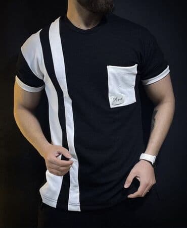 Рубашки: Мужская футболка, цвет - Черный — 1