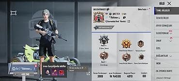 PUBG Mobile oyun hesabı – zəngin kosmetik kolleksiya və aktiv RP — 3