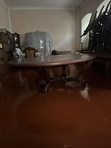 10 10 profil: Qonaq masası, Açılmayan, Taxta, Yumru masa — 2