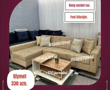 mətbəx ucun divan: Künc divan, Yeni, Açılan, Bazalı, Parça, Rayonlara çatdırılma — 5