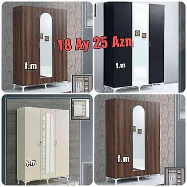 Kreditlə dolablar ayda cəmi 25 azn dən başlayan qiymet Dolablar