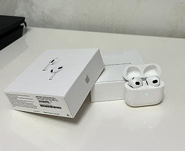 Orijinal Amerikadan sifarişlə gələn Apple AirPods (3‑cü nəsil) qutusu