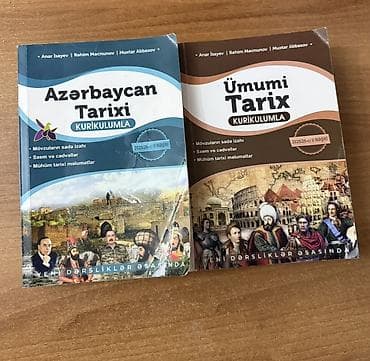 Anar İsayev 2025/2026tarix kitabları satılır Bir ədədi 10azn.Kitablar