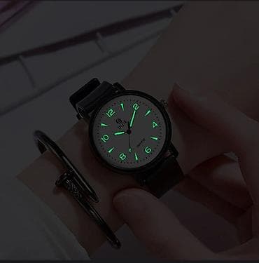 Smart qolbaqlar: Xanımlar və bəylər üçün Fosfor İşıqlı Minimalist Moda Kvars Saatı — 2
